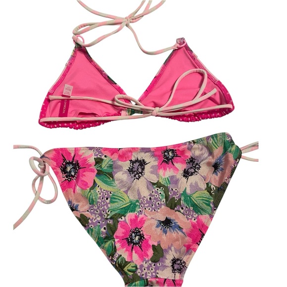 Victoria's Secret Pink Polka Dot And Floral Bikini - Picture 2 of 8
